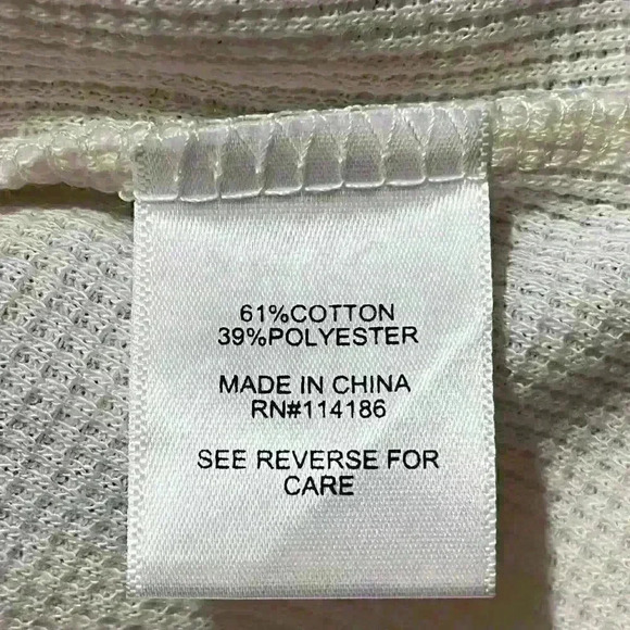 Y2K Juicy Couture Womens Logo Waffle Scoop Neck Long Sleeve Top Size Medium - Picture 9 of 9